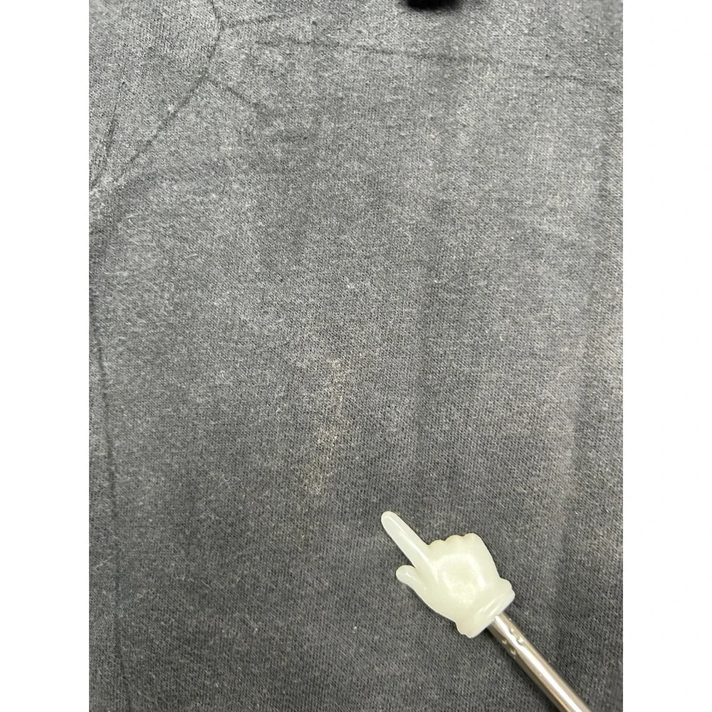 The North Face Hoodie Cotton Polyester Black Medium Mens